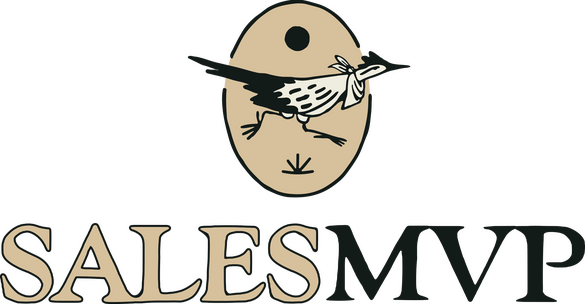 Sales MVP Logo Roadrunner moving forward with company name Sales MVP